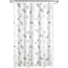 Cortina Ducha Tela Hojas 180 X 200 Cm. Cortina Baño, Cortina Tela Impermeable Con Anillas