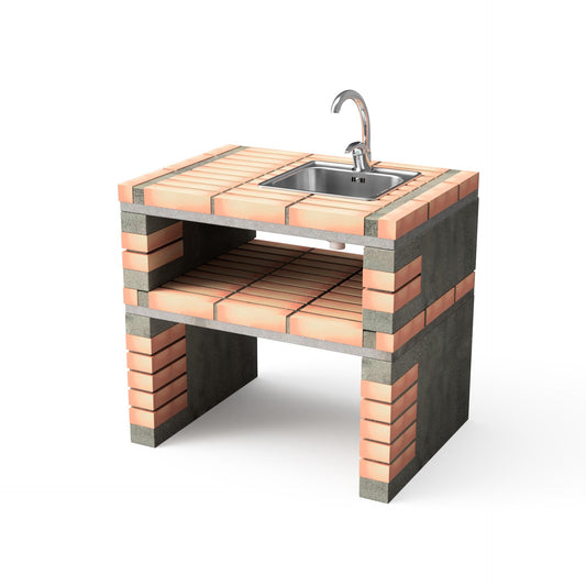 Módulo de bancada California Plus XL com lava-loiça Movelar