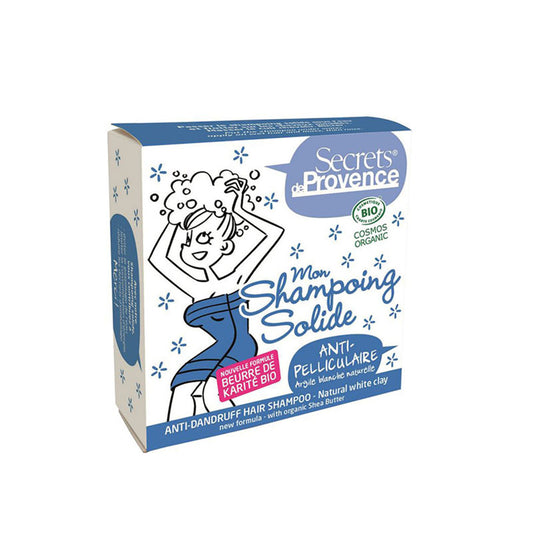 Champô Sólido Anticaspa Secrets de Provence 85g