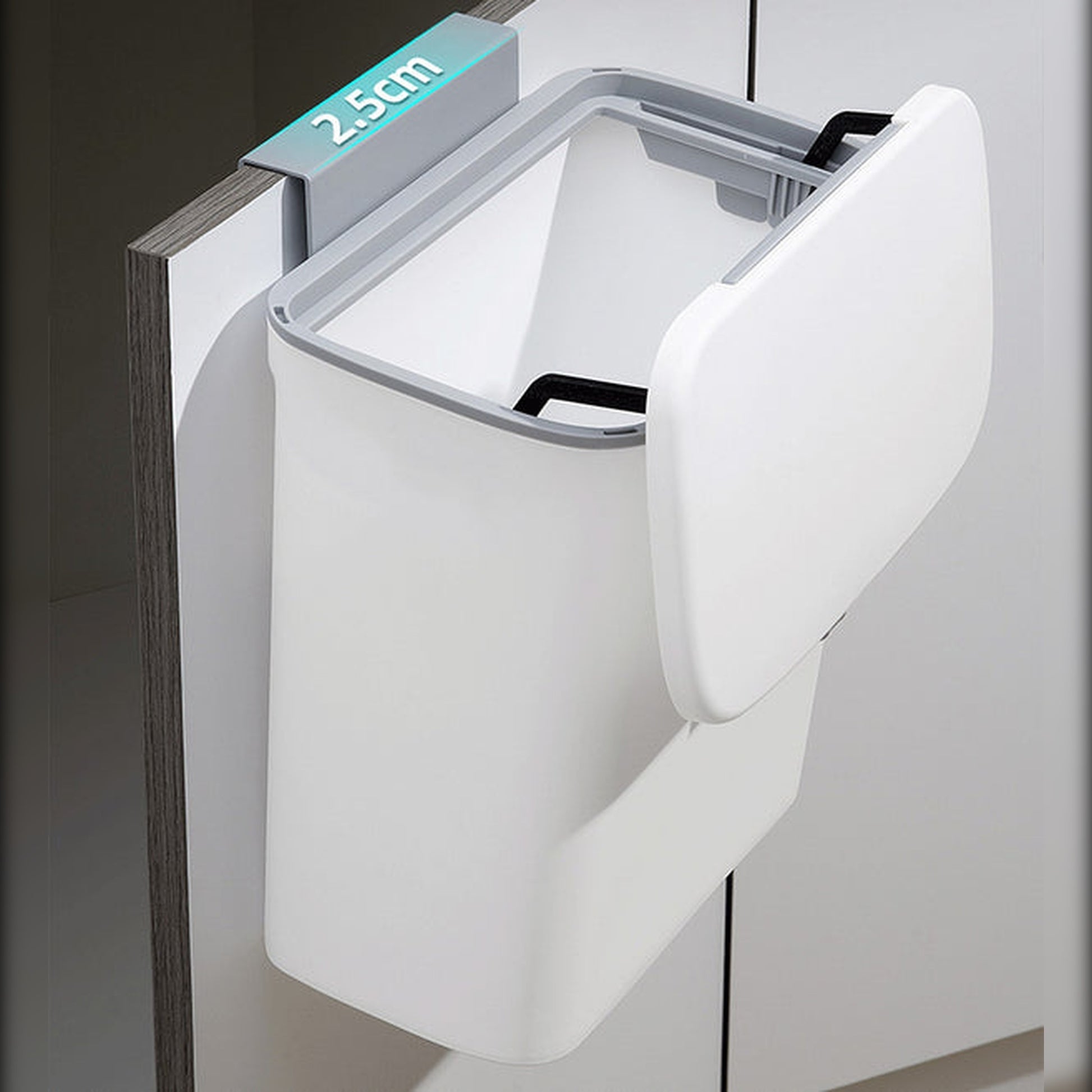 Cubo De Basura Multifuncional Para Puerta O Pared 8l_3