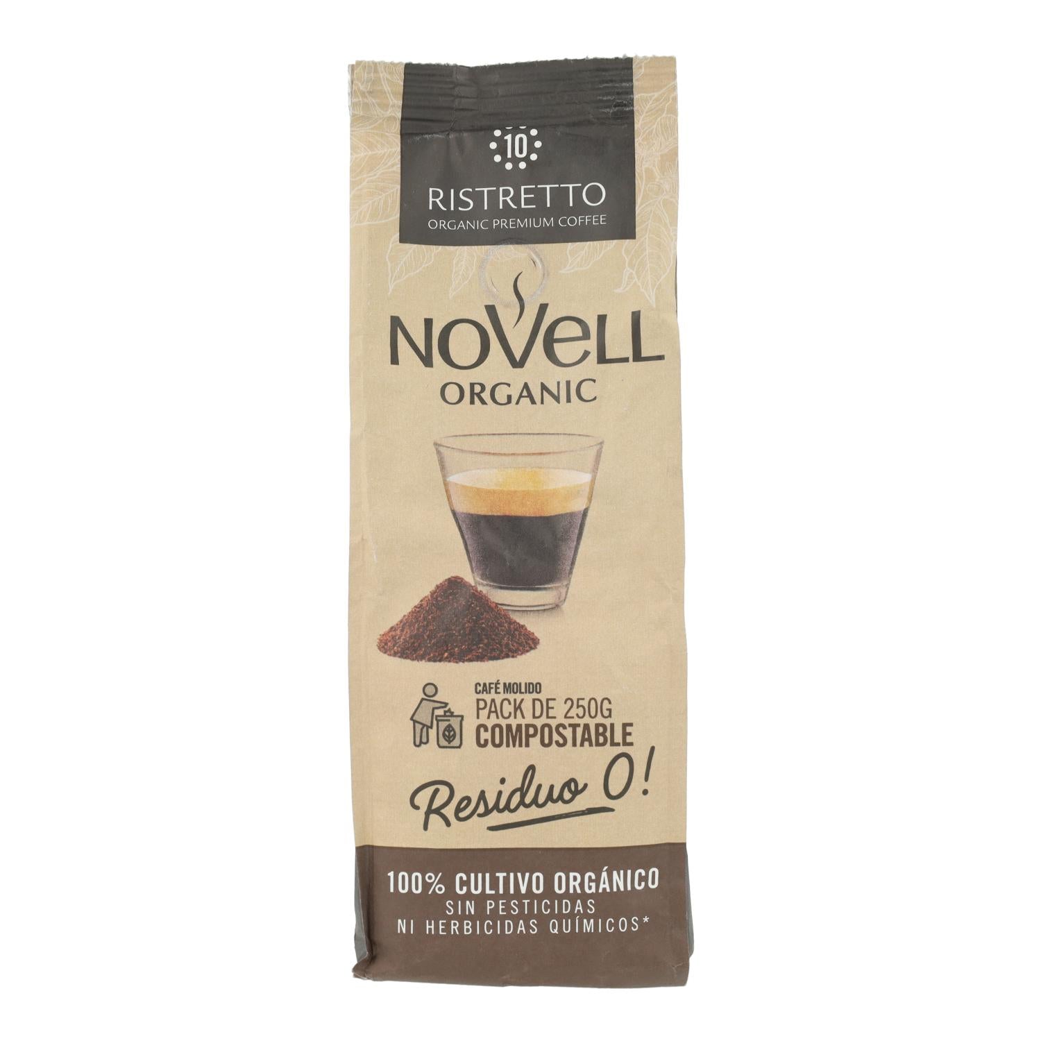 Café moído biológico Ristretto 250g