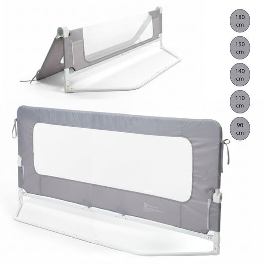 Bathby Barandilla De Cama Infantil 180 Cm – Altura Ajustable, Sistema Abatible, Malla Transpirable, Seguridad Anticaídas_0