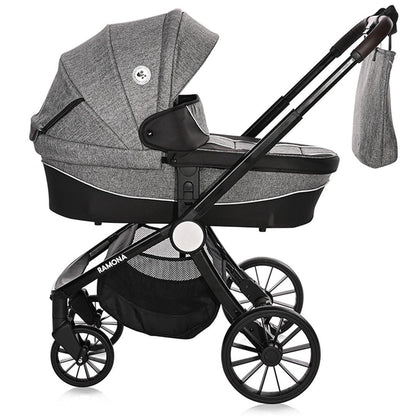 Carrito De Bebé Ramona Trío Capazo Duro Steel Grey_1
