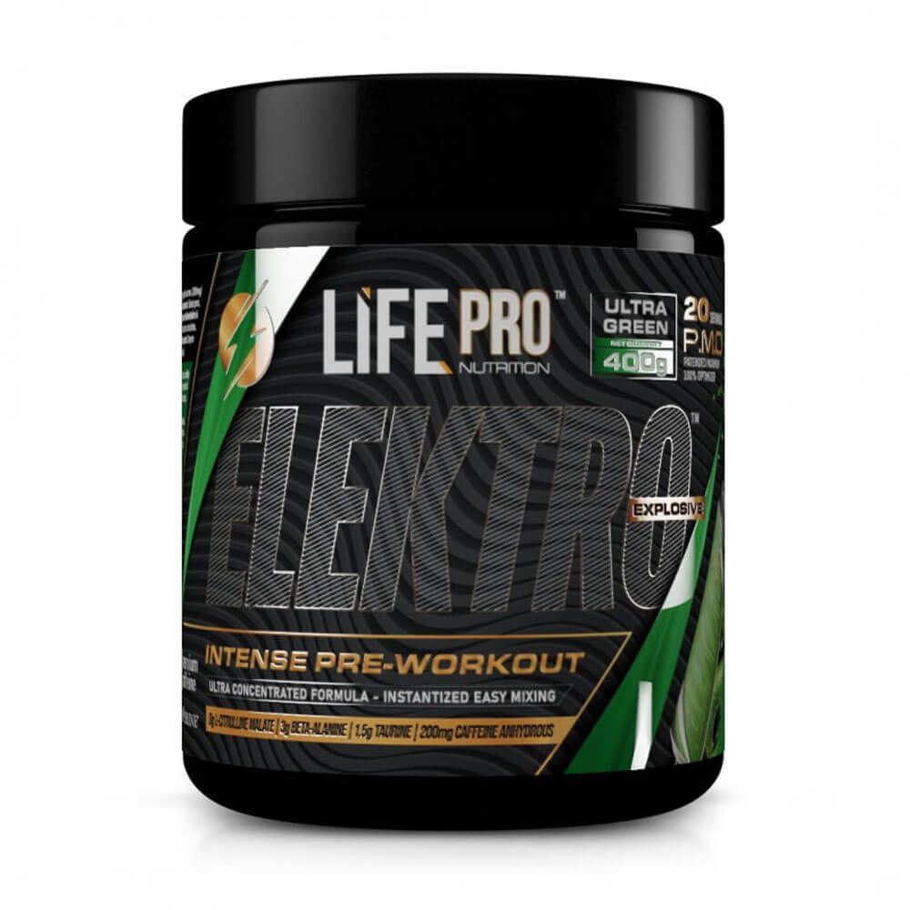 Elektro - 400g - Ponche Verde - Pre Entreno - Lifepro_0
