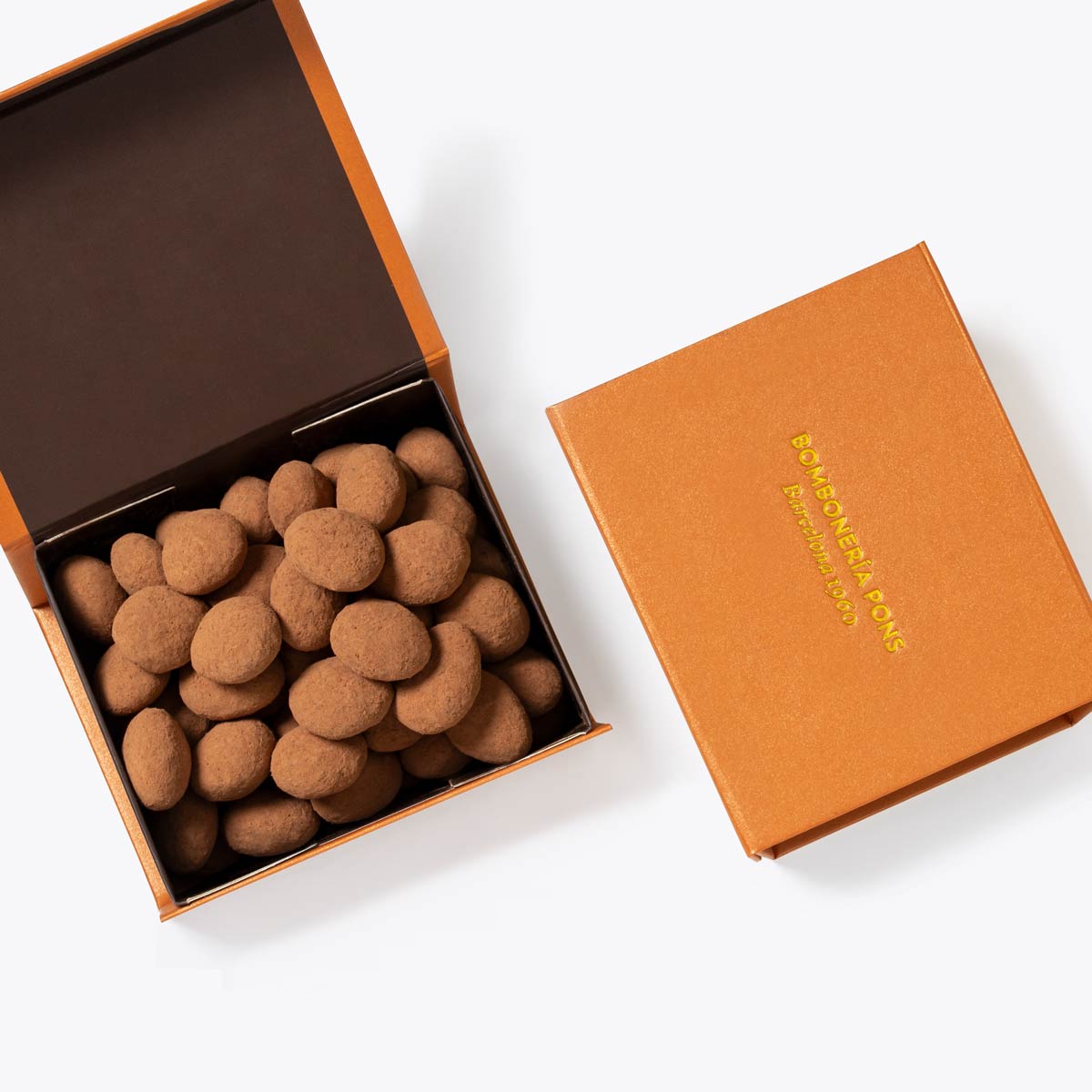 Almendras Al Cacao Sin Azúcar - Caja 250g_0