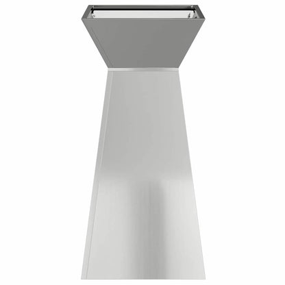 Maceta Pilar Plateado 35 X 35 X 73 Cm Acero Galvanizado_4