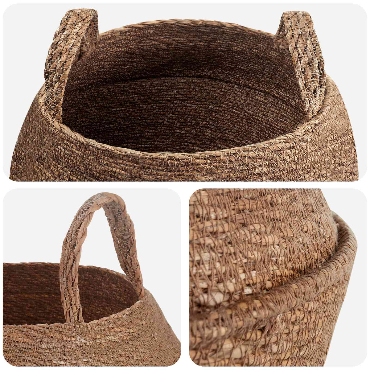 Maceta Con Asas Natural Ø 45 X 36 Cm 100% Hierba Marina_3