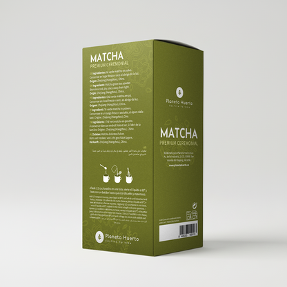Té Matcha grado Ceremonial PREMIUM en polvo Planeta Huerto 200 g