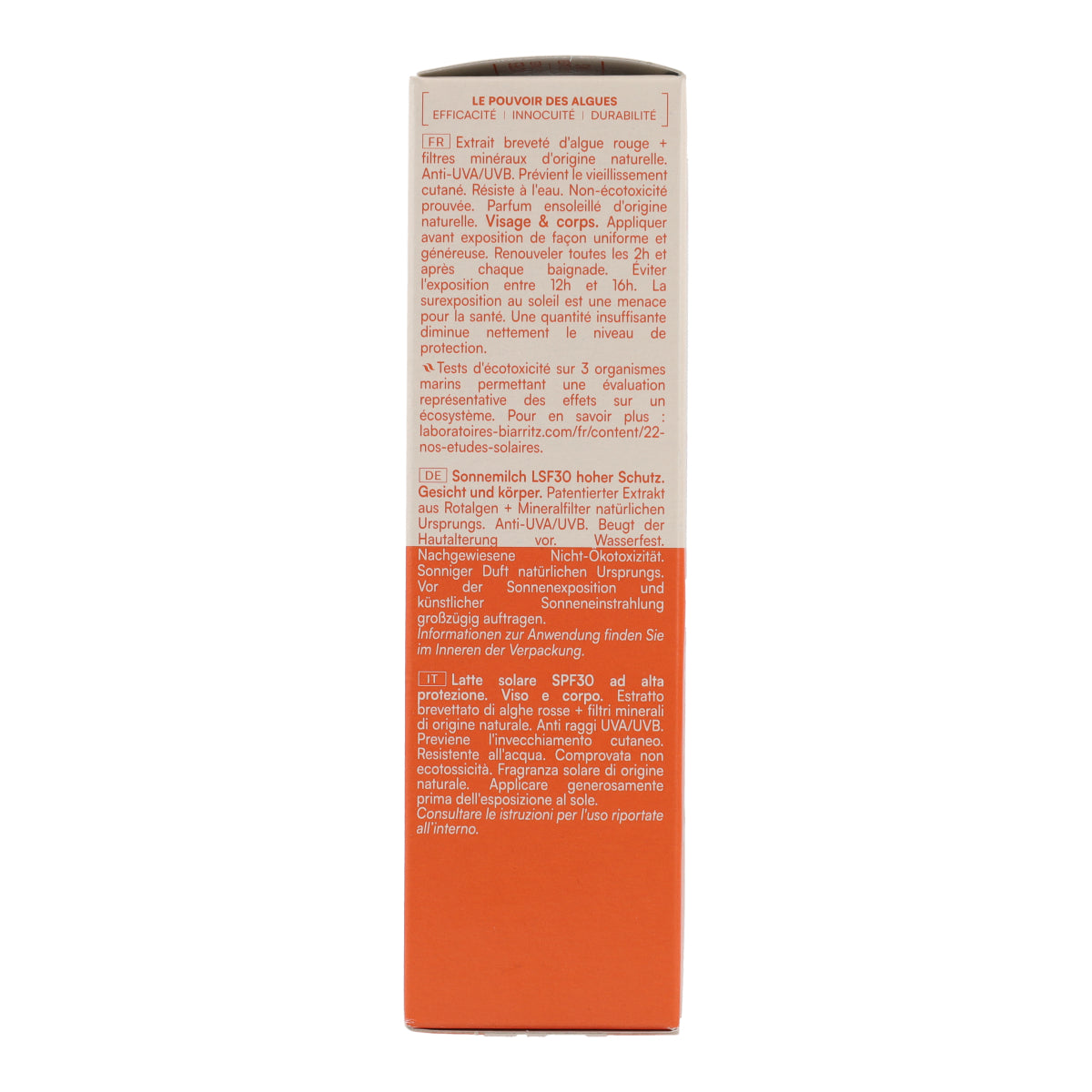 Loción Solar Corporal SPF 30 Alga Maris 100 ml