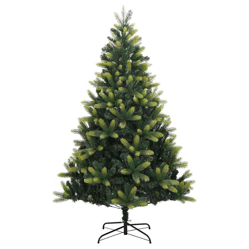 Vidaxl Árbol De Navidad Artificial Con Bisagras 300 Led Y Bolas 210 Cm_4