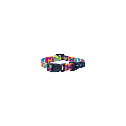 Collar Para Perro, Modelo Fusion De Rogz, Estampado Pop Art. Talla S (8-14kg)_0