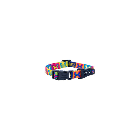 Collar Para Perro, Modelo Fusion De Rogz, Estampado Pop Art. Talla Xl (39-64kg)_0