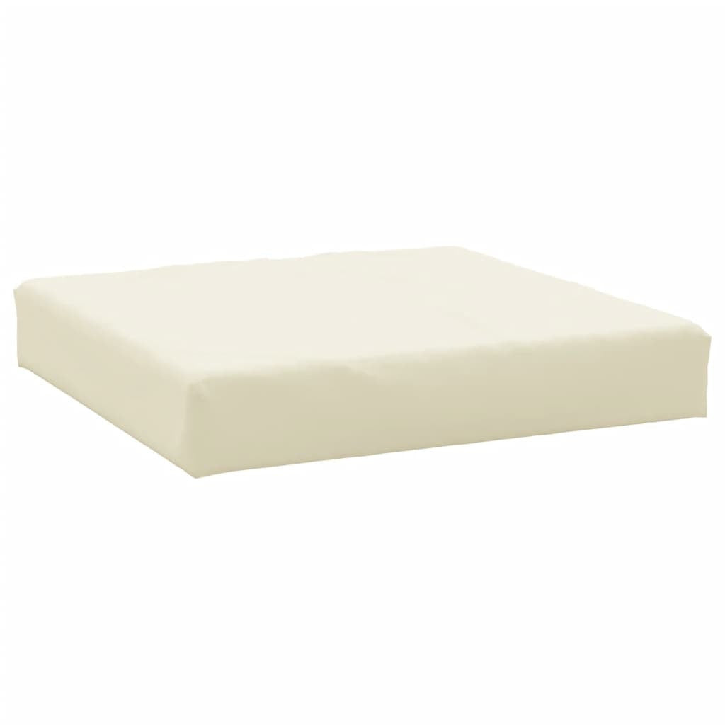 Vidaxl Cojines Para Palés 2 Unidades Tela Oxford Blanco Crema_4