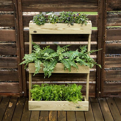 Pavimento vertical para jardim Stand Line Floor 3 Tabuleiros Hortalia