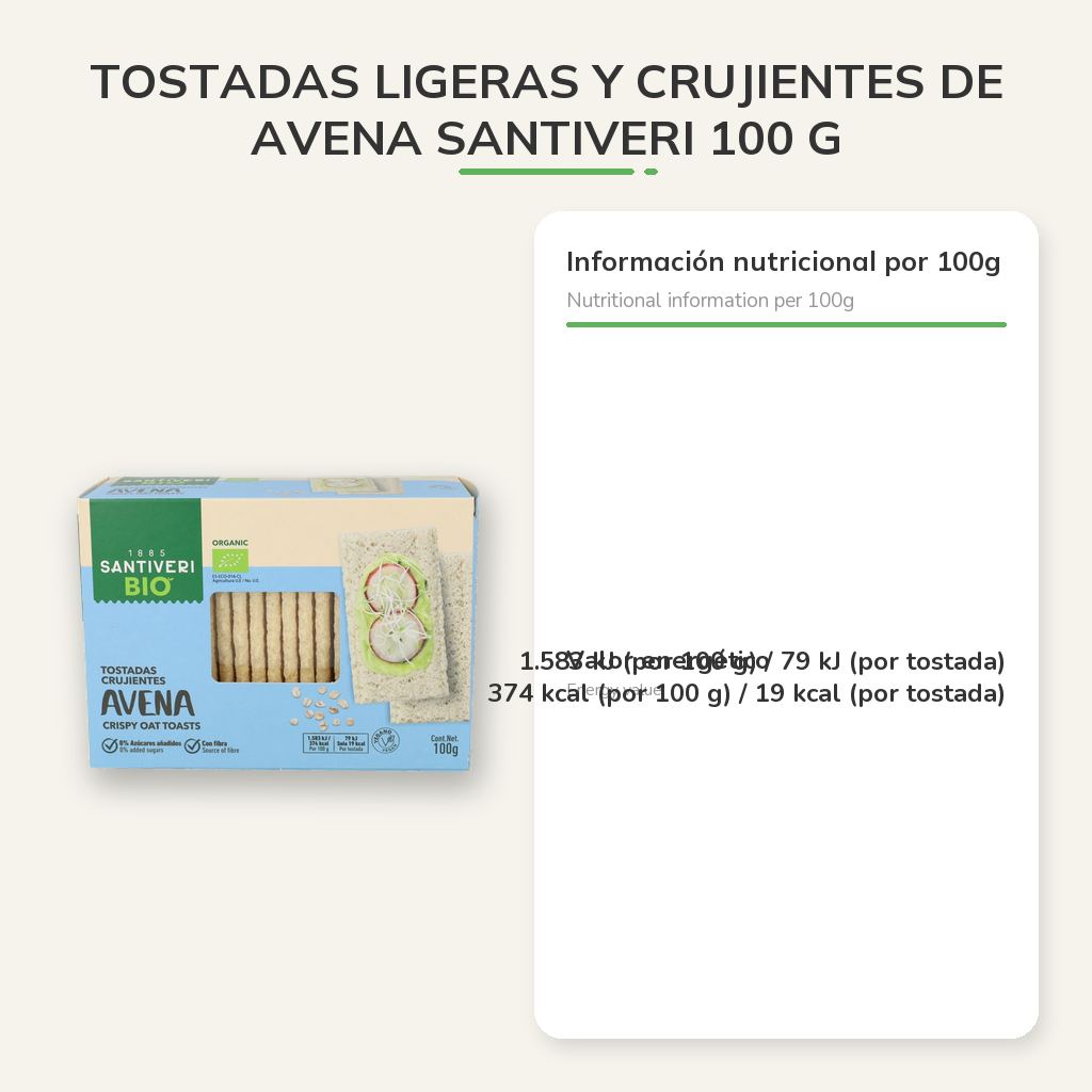 Información nutricional