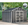 Galpão de jardim Yukon 395x332x252 cm com piso de cobertura da Palram