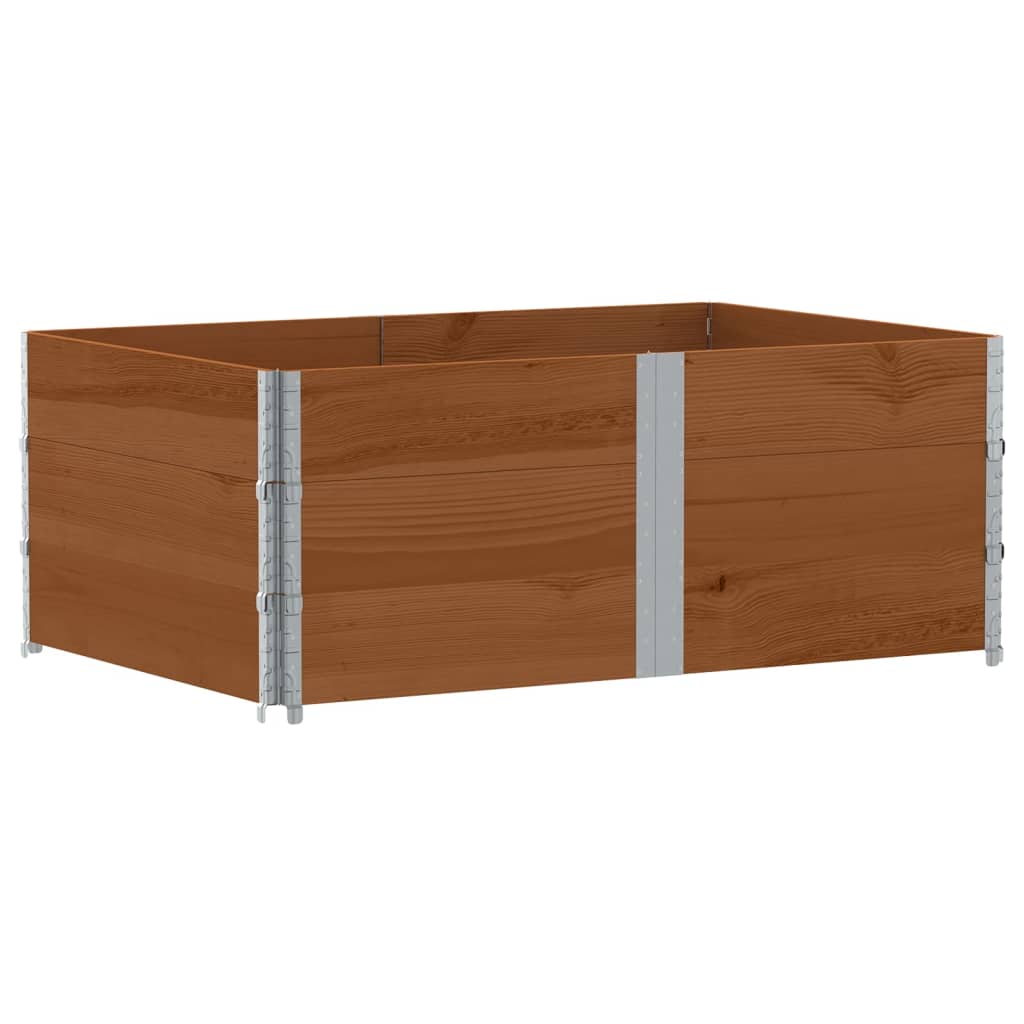 Jardinera De Madera Maciza De Pino Marrón 150x100 Cm_4