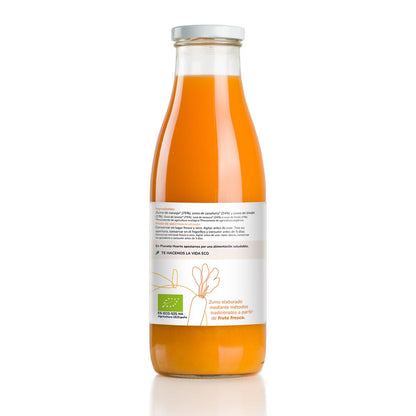 Sumo de Cenoura e Laranja 100% fruta espremida Eco Planeta Huerto 750ml