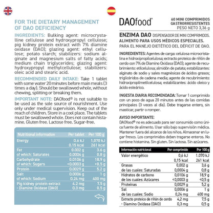 Dispensador DAOfood® 60 mini comprimidos