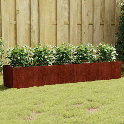 Jardinera Acero Corten 200x40x40 Cm_1