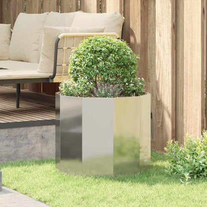 Jardinera Plateado 60 X 60 X 50 Cm Acero Galvanizado_3