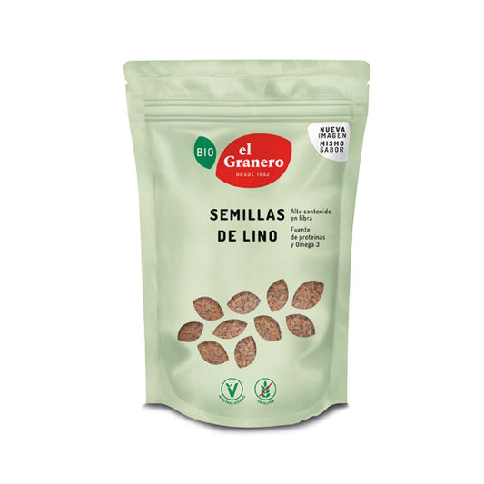 Sementes de Linho Biológicas El Granero 500g