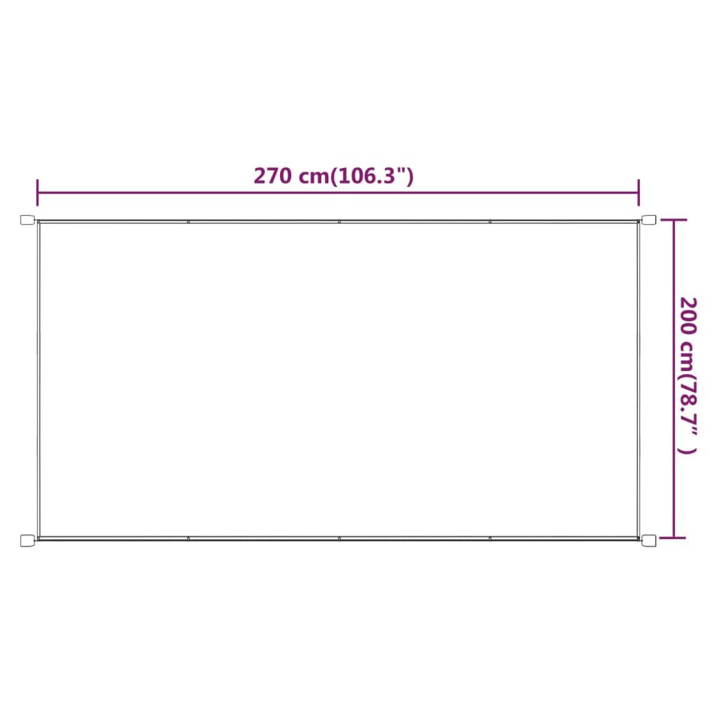 Vidaxl Toldo Vertical Tela Oxford Azul 200x270 Cm_2