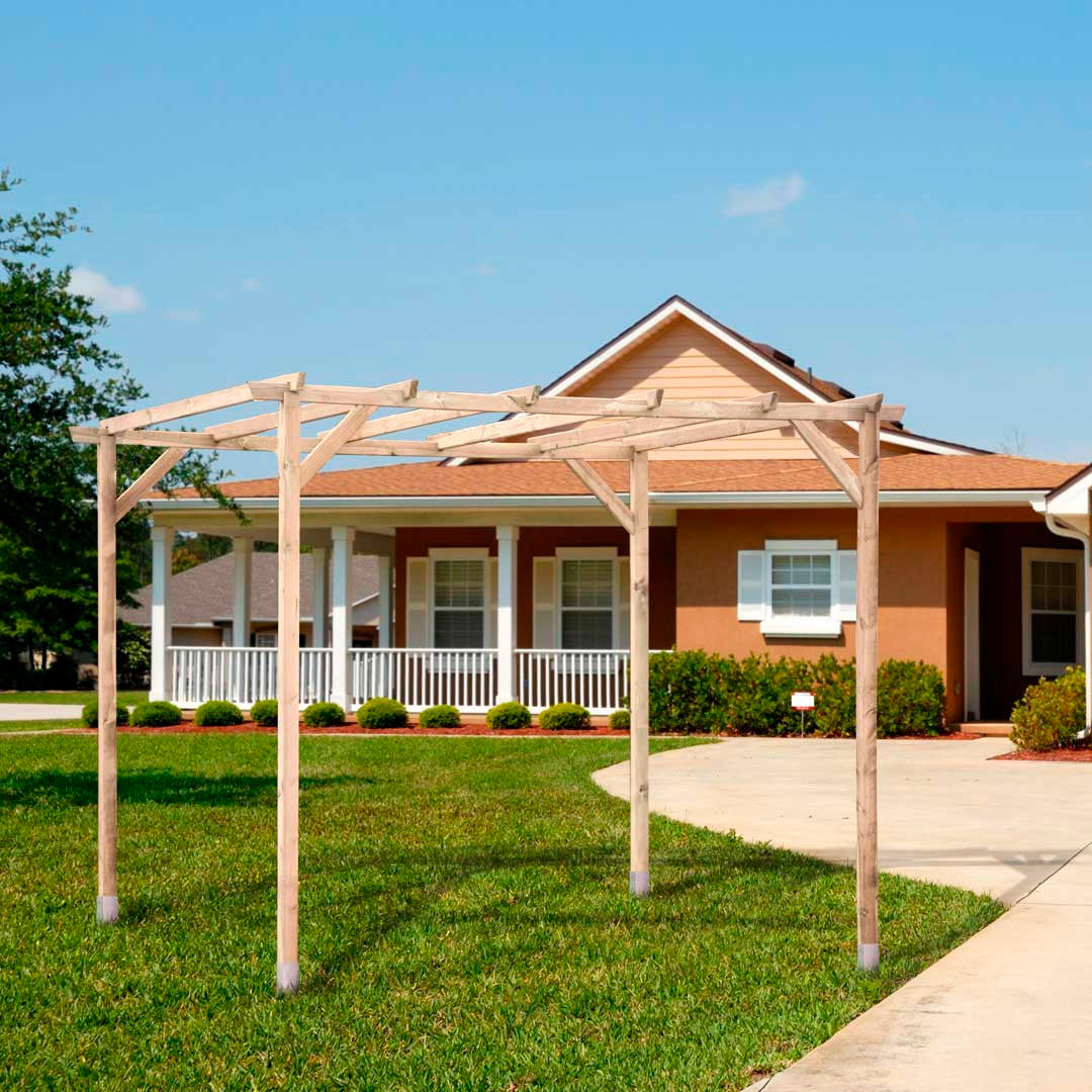 Kit Pérgola 7x7 - Versatilidad Y Estilo Para Tu Espacio Exterior 56 M / Multicolor_0
