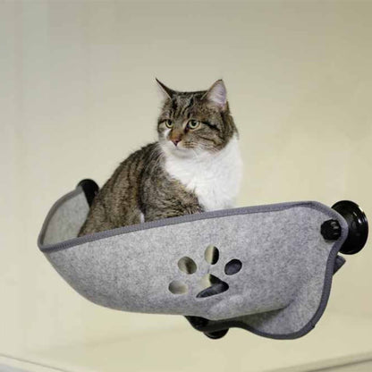Kerbl Cama De Gatos Para Ventana Filzino Gris 70x26x26 Cm_2