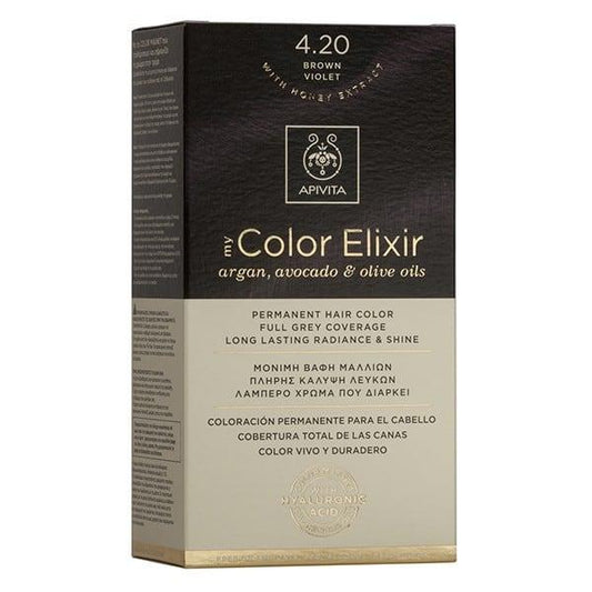 Corante My Color Elixir N4.20 Violeta Castanho Apivita