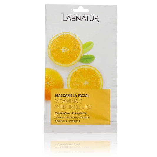 Mascarilla Facial Vitamina C y Retinol-like Labnatur 15 ml | Iluminadora | Antiedad | Piel Radiante_0