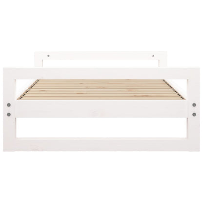 Vidaxl Cama Para Perros Madera Maciza De Pino Blanco 95,5x65,5x28 Cm_5