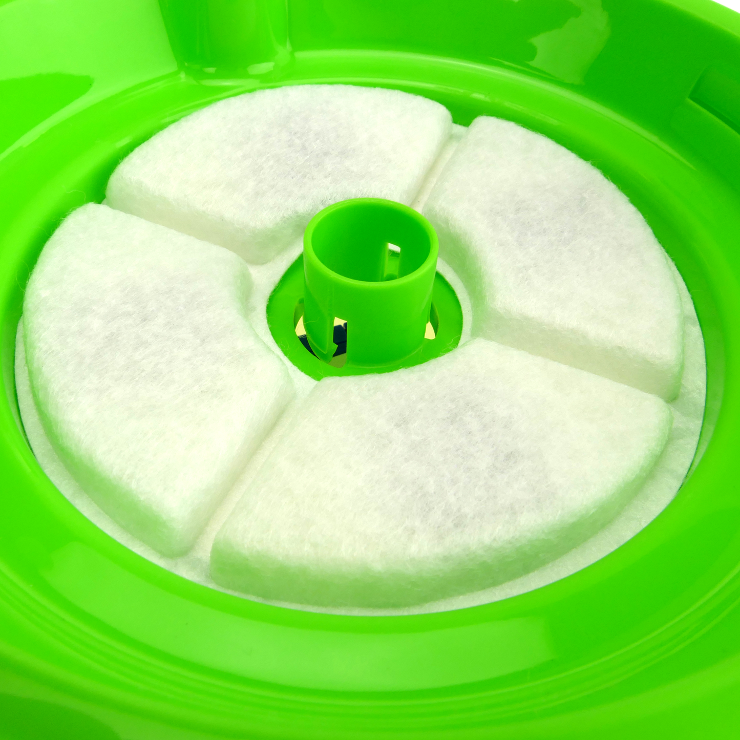 Bebedero Para Perros Y Gatos 2.5l Verde. Fuente Eléctrica Con Dispensador De Agua Filtrada Para Mascotas_4