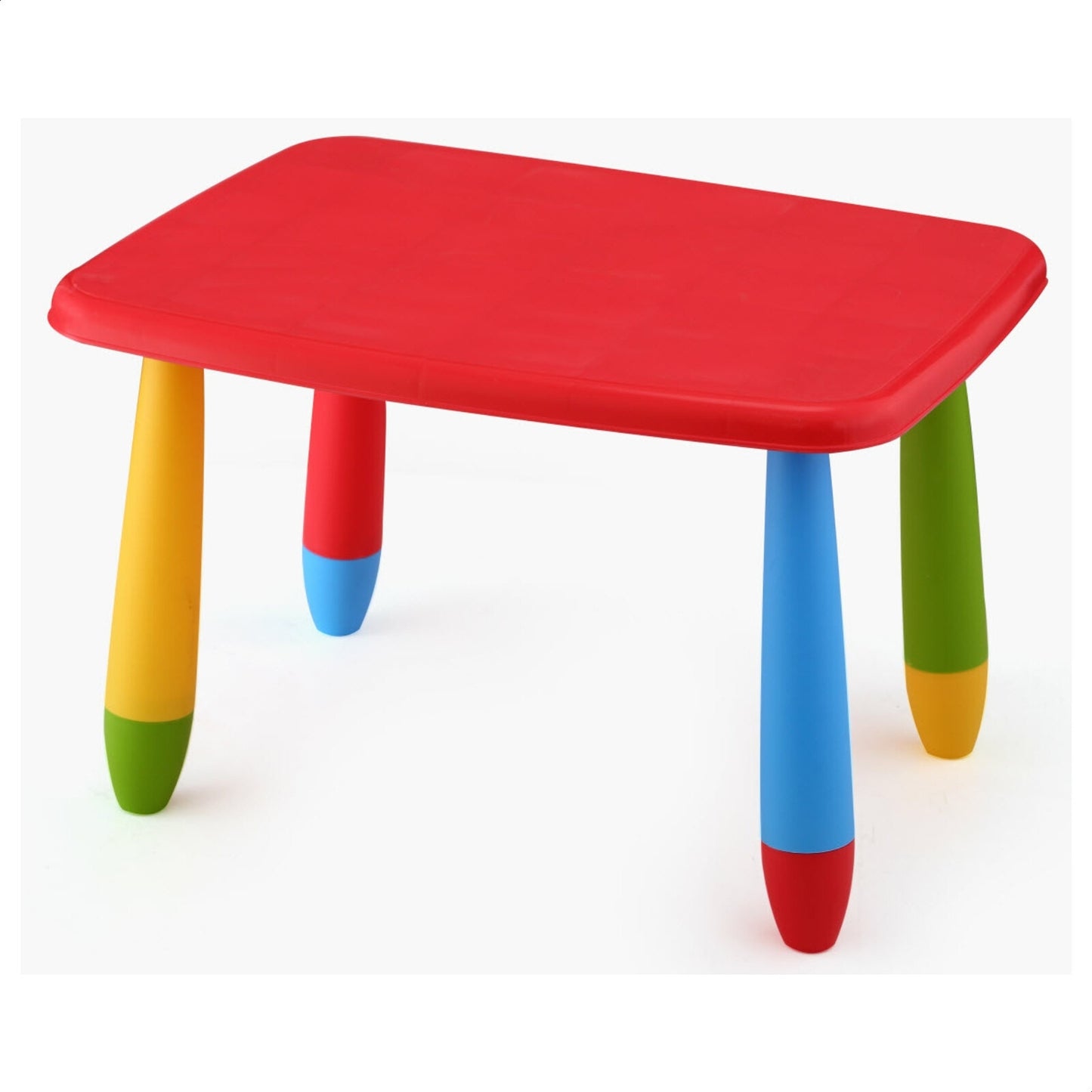 Mesita Infantil Rectangular Roja, Y 2 Sillas_5