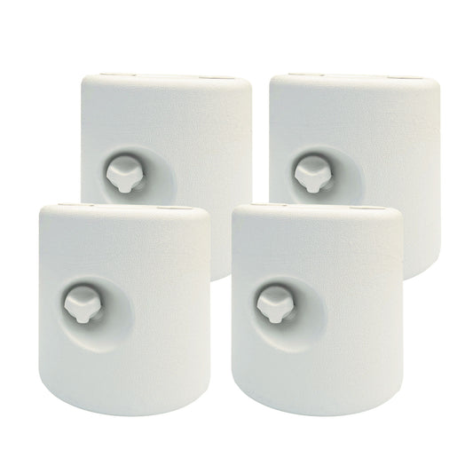 Base De Sombrilla Outsunny Hdpe Blanco 24x24x25.5 Cm_0