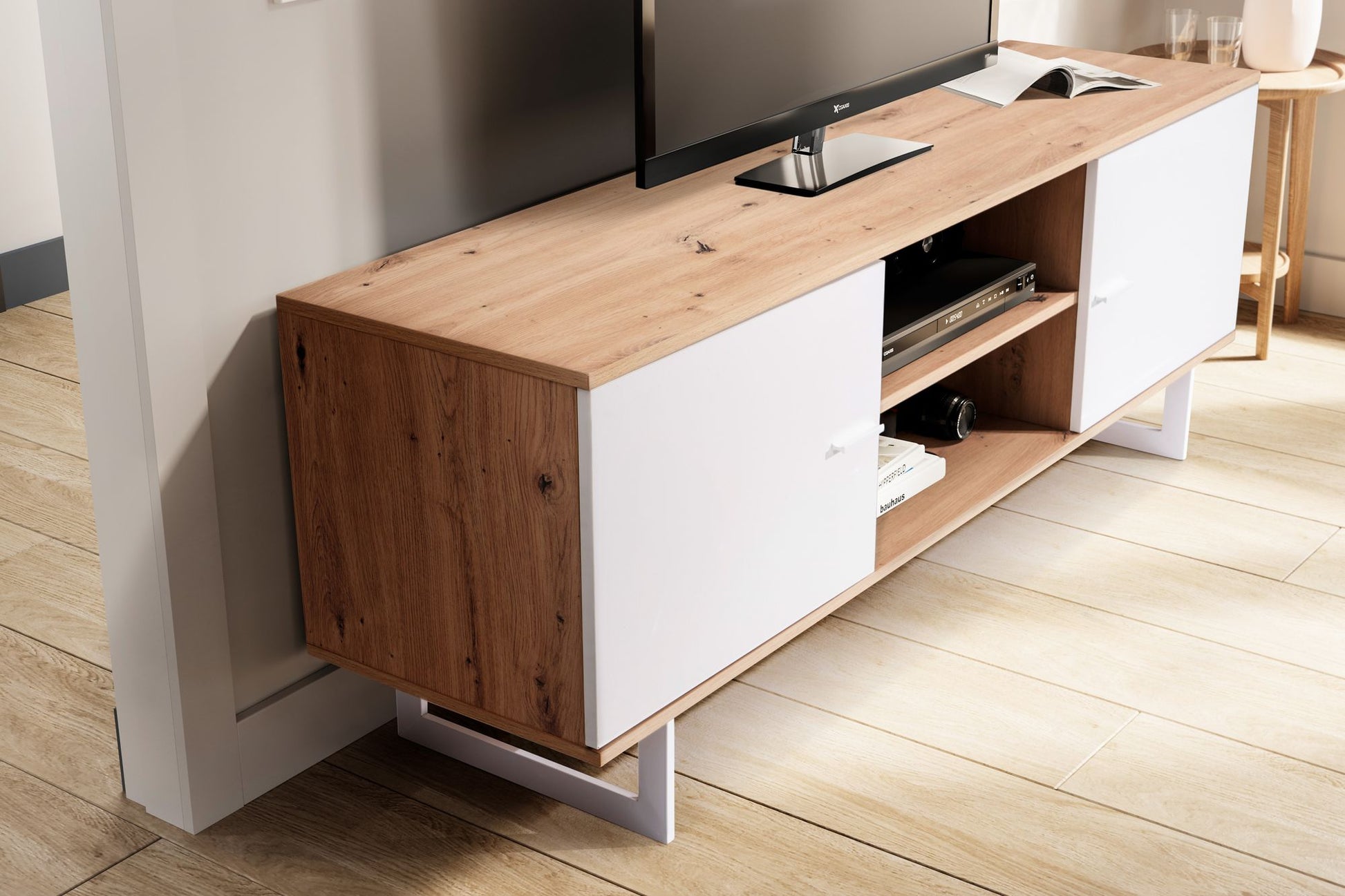 Mueble De Tv Amplio Y Práctico Modelo Wl6.823_4