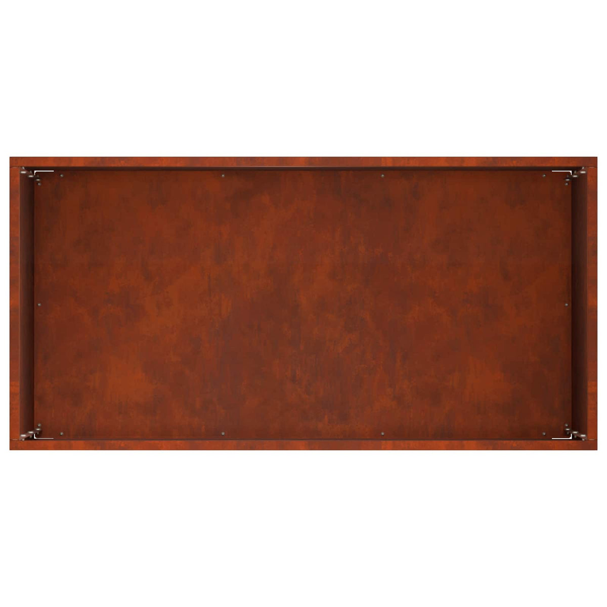 Macetero De Jardín Oxidado 60 X 30 X 50 Cm Acero Oxidado_4