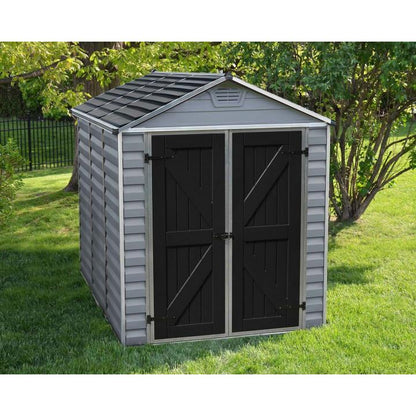 Telheiro de jardim Skylight Deco em cinzento da Palram 185x379 cm