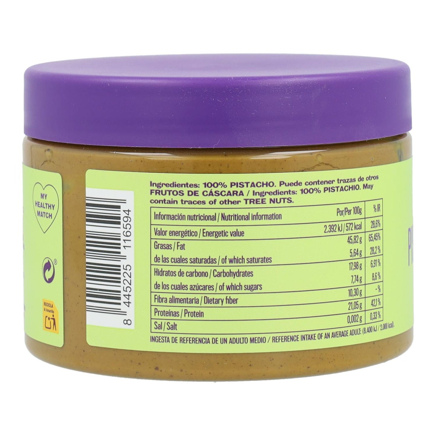Nut&amp;me Creme de Pistácio 250g