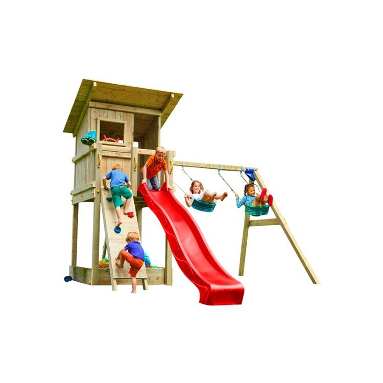 Parque Infantil Masgames Beach Hut Xl Con Columpio Doble._1