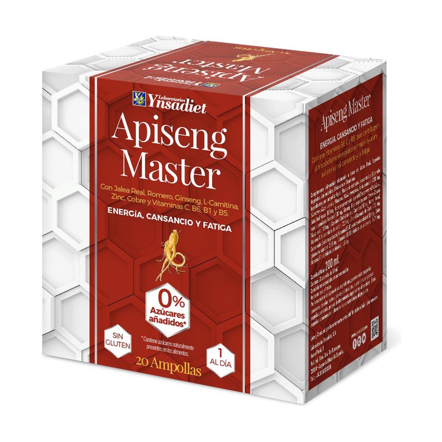 Apiseng Master Ynsadiet 20 frascos 