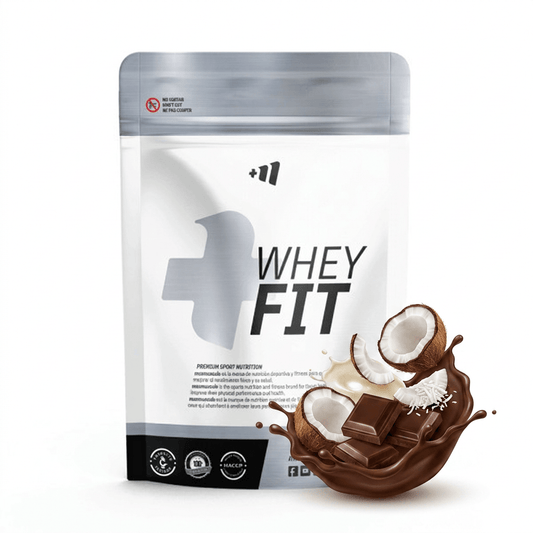 Whey Fit - 1kg - Chocolate Y Coco - Aumenta La Masa Muscular - Masmusculo_0