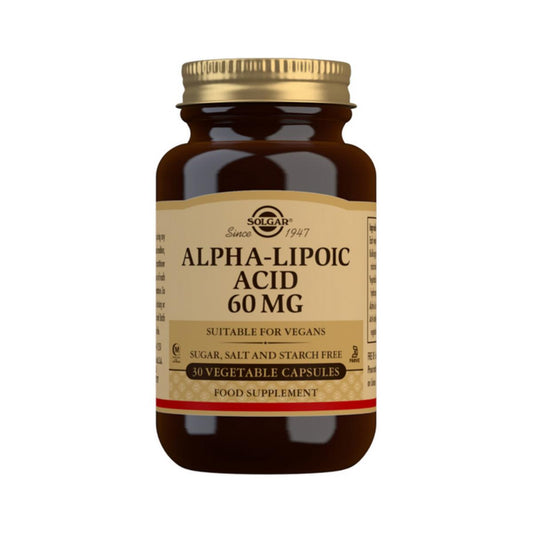 Ácido Alfa Lipóico, 30 cápsulas vegetais (60mg)