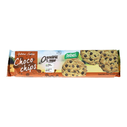 Bolachas Santiveri 0% açúcar Choco-Chips 185 g