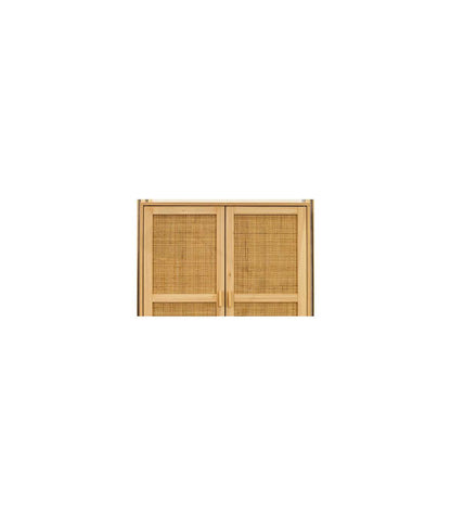 Armario 2 Puertas Abatibles Decor Acabado Pino/rattan, 110cm(alto) 80cm(ancho) 40cm(fondo)_2