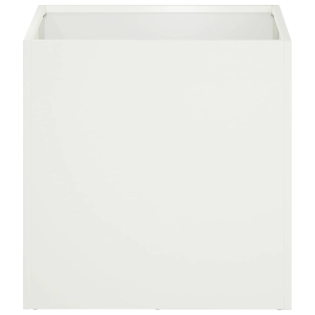 Macetero De Jardín 2 Uds. Blanco 35 X 35 X 35 Cm_3