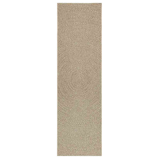 Vidaxl Alfombra Zizur Apariencia Yute Interior Exterior Beige 80x250cm_0