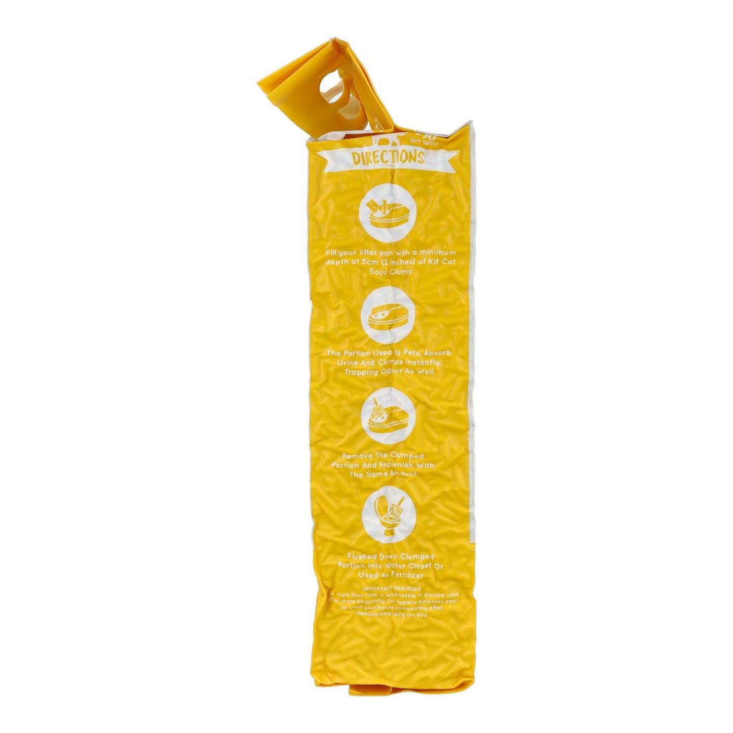 Kit de areia para gatos Eco SoyaClump - Areia para gatos original de 7 litros