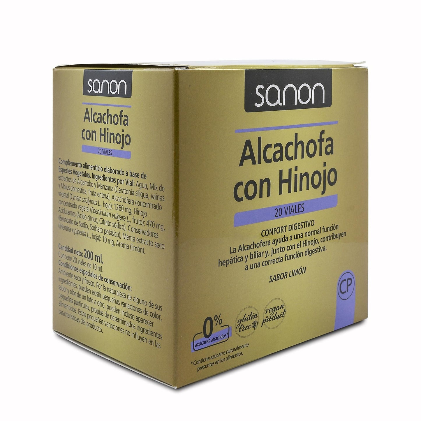 Alcachofra com Funcho 20 ampolas SANON de 10 ml