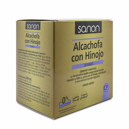 Alcachofra com Funcho 20 ampolas SANON de 10 ml